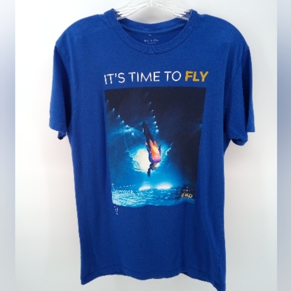 Athleta Other - Athleta Gold Over America Tour Simone Biles It's Time to Fly 100% Cotton Tee S